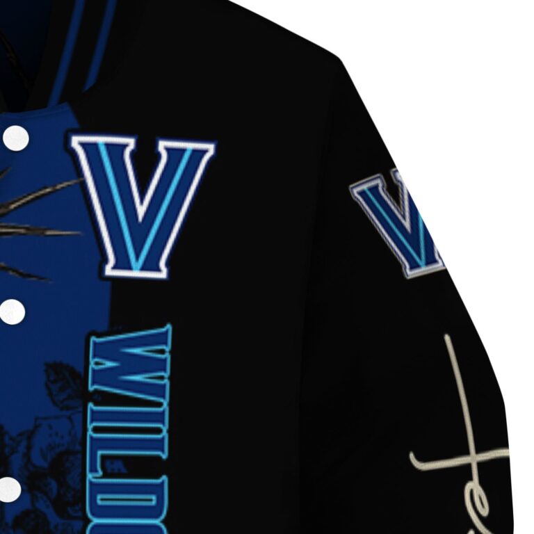 villanova wildcats hands in prayer navy black jacket premium grade