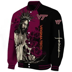 virginia tech hokies hands in prayer maroon black jacket best selling