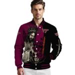 virginia tech hokies hands in prayer maroon black jacket best selling