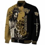 wake forest demon deacons hands in prayer gold black jacket best selling