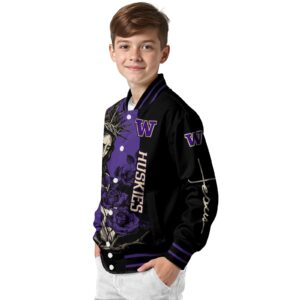 washington huskies hands in prayer purple black jacket trendy