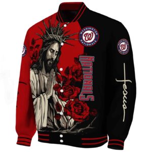 washington nationals hands in prayer red black jacket best selling