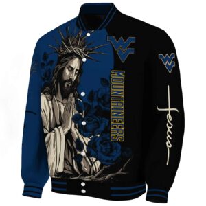 west virginia mountaineers hands in prayer blue black jacket best selling