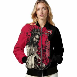 western kentucky hilltoppers hands in prayer red black jacket latest model