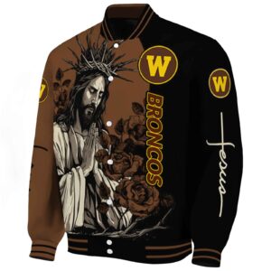 western michigan broncos hands in prayer brown black jacket best selling