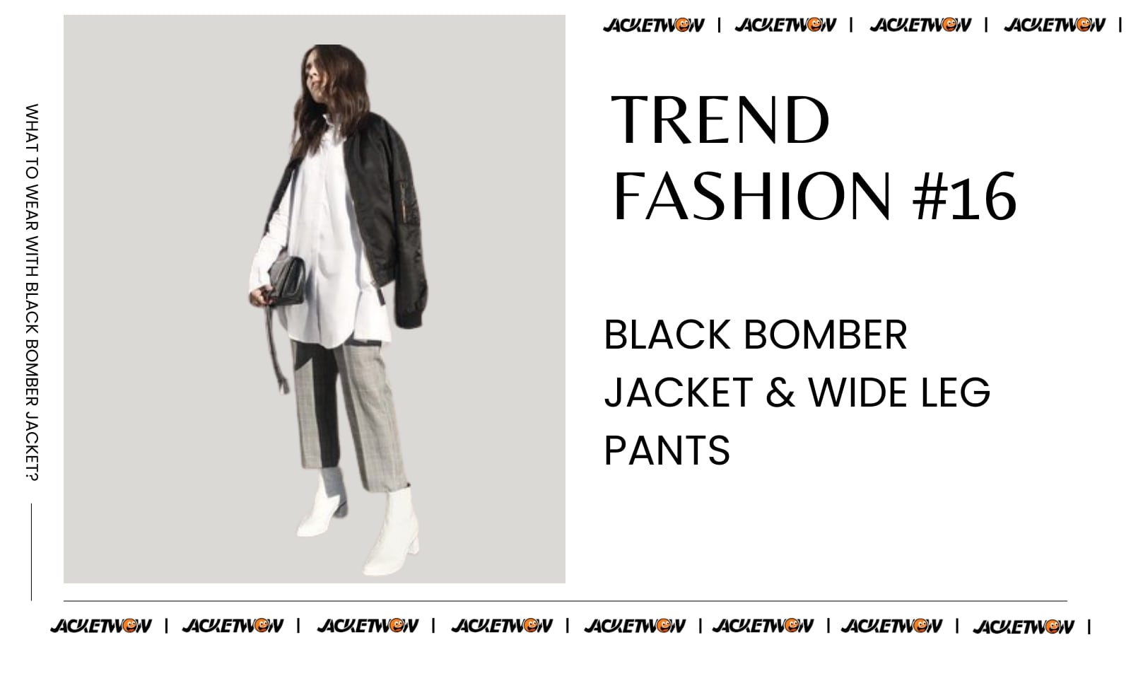 what to wear with black bomber jacket 13 Wide Leg Pants