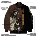 wyoming cowboys hands in prayer brown black jacket best selling