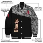 Arizona Diamondbacks Camo Patchwork Black Jacket