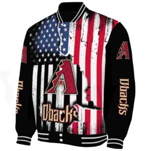 Arizona Diamondbacks Patriotic Theme Black Jacket