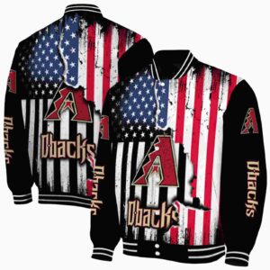 Arizona Diamondbacks Patriotic Theme Black Jacket