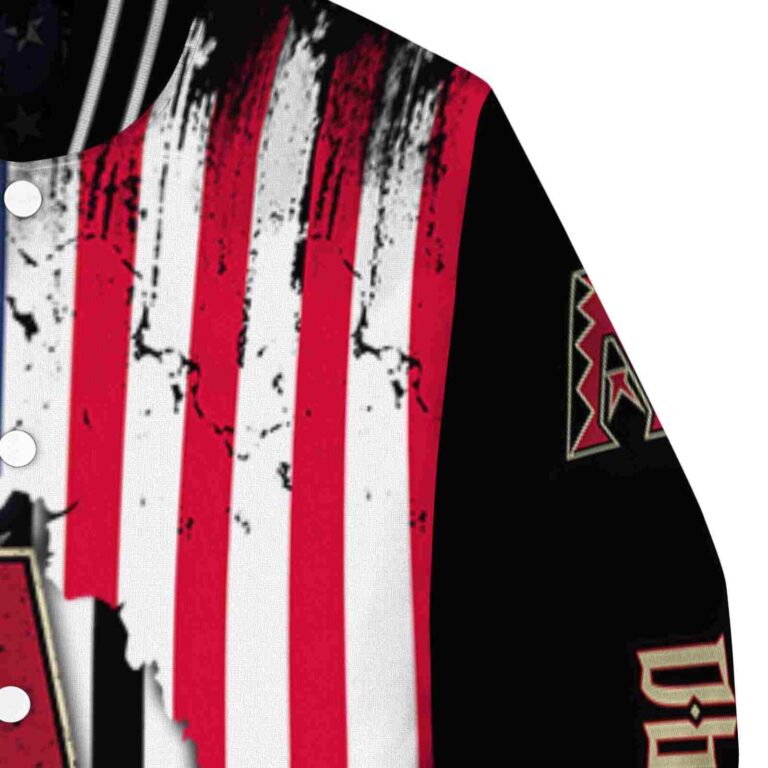 Arizona Diamondbacks Patriotic Theme Black Jacket