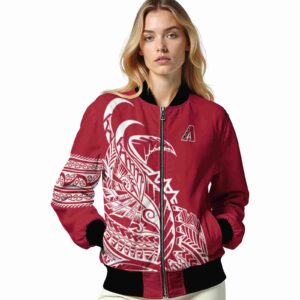 Arizona Diamondbacks Tribal Art Red White Black Jacket