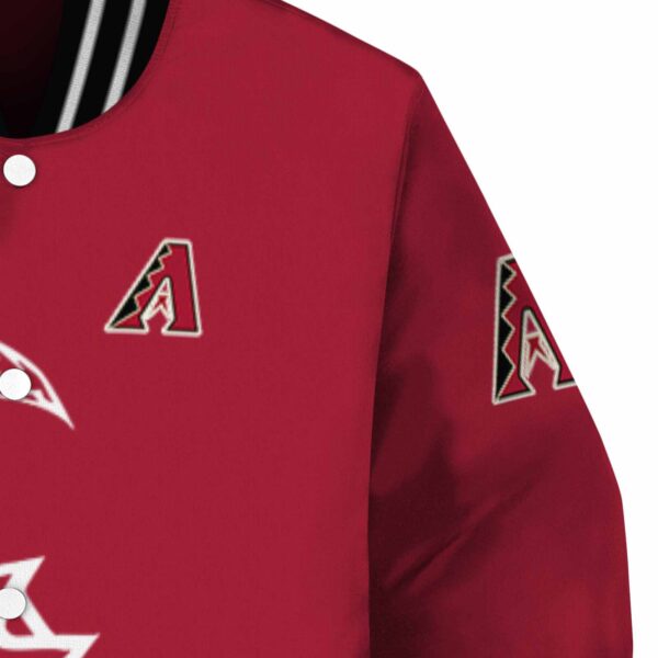 Arizona Diamondbacks Tribal Art Red White Black Jacket