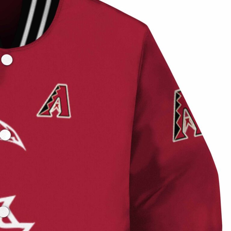 Arizona Diamondbacks Tribal Art Red White Black Jacket
