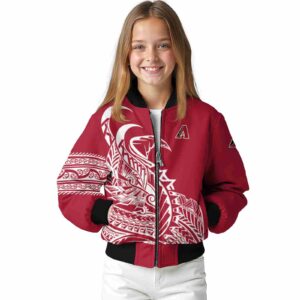 Arizona Diamondbacks Tribal Art Red White Black Jacket