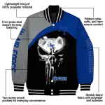 air force falcons edgy mask blue black varsity jacket best selling