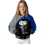air force falcons edgy mask blue black varsity jacket best selling