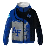 air force falcons grid streak blue black windbreaker jacket best selling