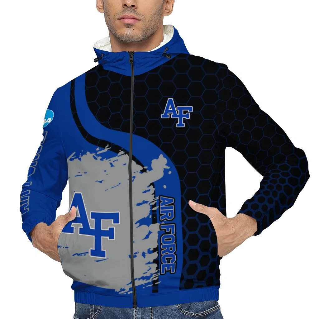 air force falcons grid streak blue black windbreaker jacket top rated air force falcons grid streak blue black windbreaker jacket top rated