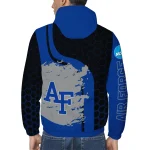 air force falcons grid streak blue black windbreaker jacket best selling