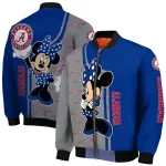 air force falcons minnie mouse blue bomber jacket best selling