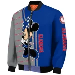 air force falcons minnie mouse blue bomber jacket best selling