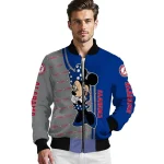 air force falcons minnie mouse blue bomber jacket best selling