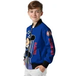air force falcons minnie mouse blue bomber jacket best selling