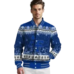 air force falcons snowy pines blue varsity jacket best selling