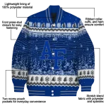 air force falcons snowy pines blue varsity jacket best selling