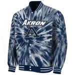 akron zips dynamic rings blue varsity jacket best selling