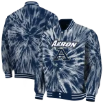 akron zips dynamic rings blue varsity jacket best selling