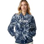 akron zips dynamic rings blue varsity jacket best selling