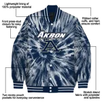 akron zips dynamic rings blue varsity jacket best selling