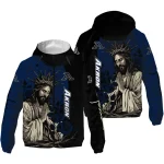 akron zips jesus roses blue black windbreaker jacket best selling