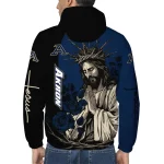 akron zips jesus roses blue black windbreaker jacket best selling