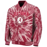 alabama crimson tide dynamic rings crimson varsity jacket best selling