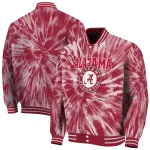 alabama crimson tide dynamic rings crimson varsity jacket best selling