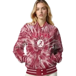 alabama crimson tide dynamic rings crimson varsity jacket best selling