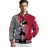 alabama crimson tide minnie mouse crimson varsity jacket best selling