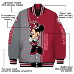 alabama crimson tide minnie mouse crimson varsity jacket best selling