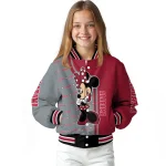 alabama crimson tide minnie mouse crimson varsity jacket best selling
