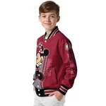 alabama crimson tide minnie mouse crimson varsity jacket best selling