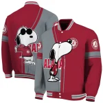 alabama crimson tide snoopy attitude crimson varsity jacket best selling