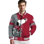 alabama crimson tide snoopy attitude crimson varsity jacket best selling