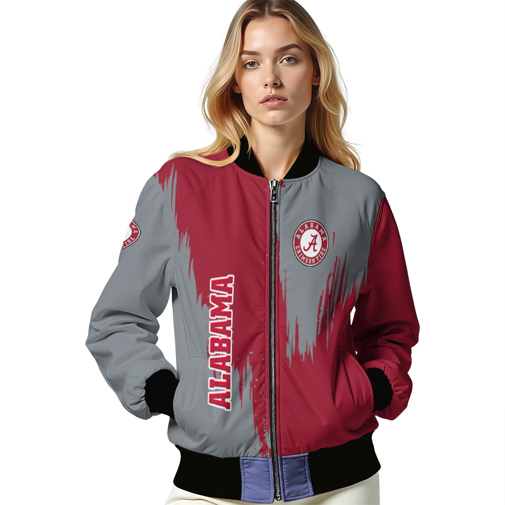 alabama crimson tide urban mark crimson bomber jacket latest model alabama crimson tide urban mark crimson bomber jacket latest model