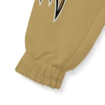 anaheim ducks hex grid texture gold black windbreaker jacket best selling