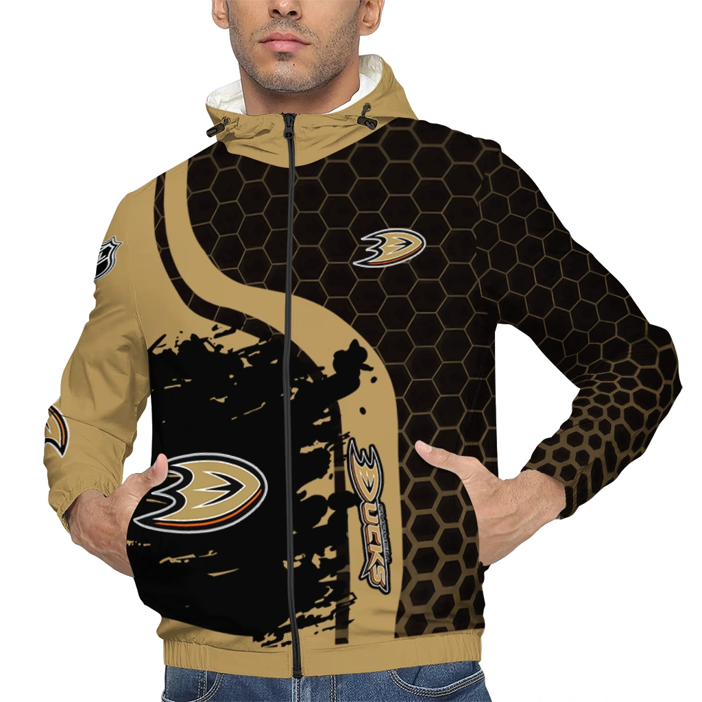 anaheim ducks hex grid texture gold black windbreaker jacket top rated anaheim ducks hex grid texture gold black windbreaker jacket top rated