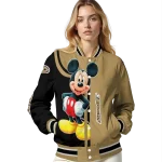 anaheim ducks mickey mouse gold varsity jacket best selling