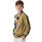 anaheim ducks mickey mouse gold varsity jacket best selling